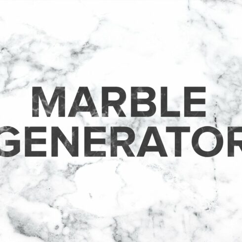Marble Generator Photoshop Actioncover image.