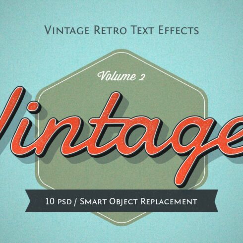 Vintage & Retro Text Effectscover image.