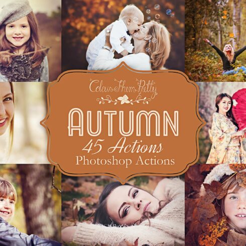 Autumn Actions for Photoshopcover image.