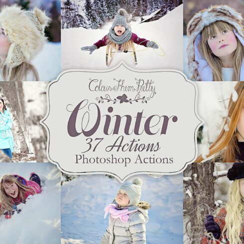 Winter Actions for Photoshopcover image.