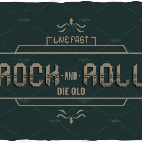 Rock And Roll Label Typeface cover image.
