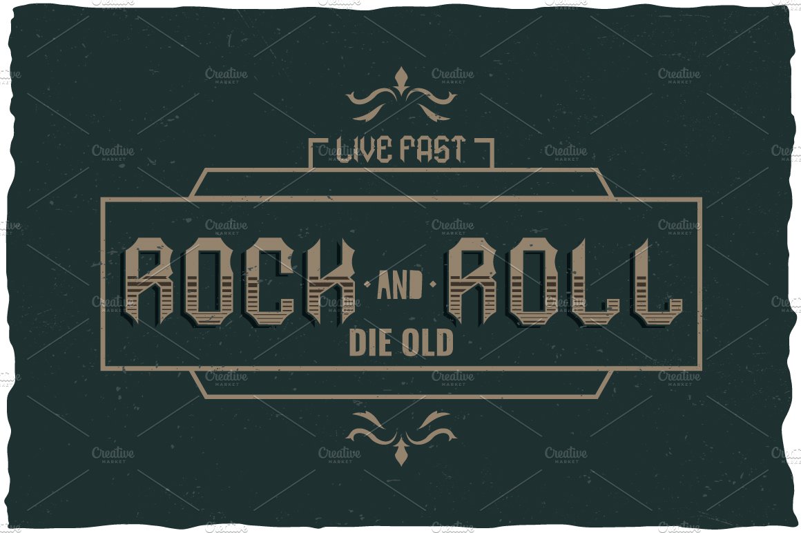 Rock And Roll Label Typeface cover image.