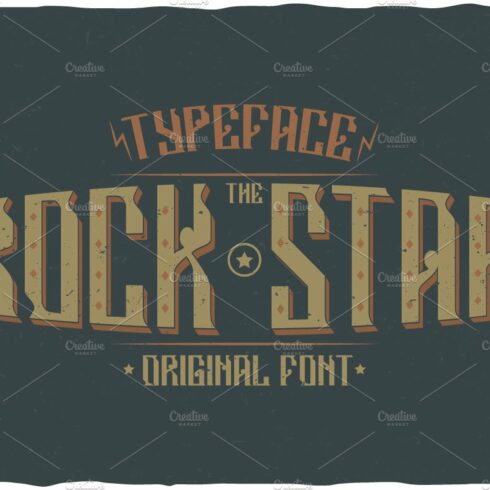 Rockstar Label Typeface cover image.