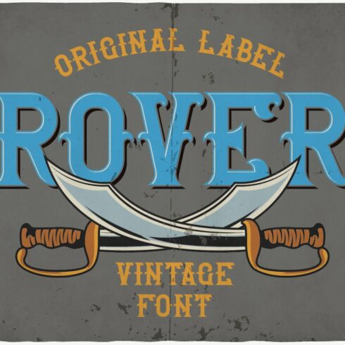 Rover typeface cover image.