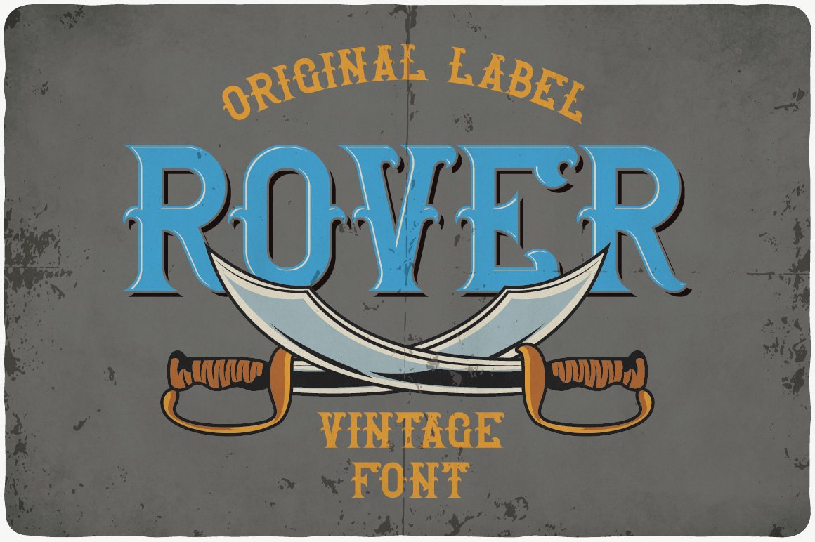 Rover typeface cover image.