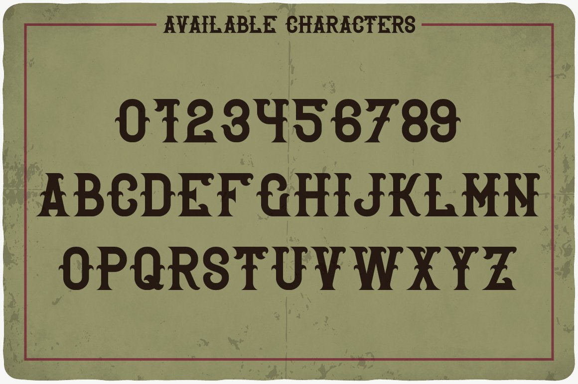 Rover typeface preview image.