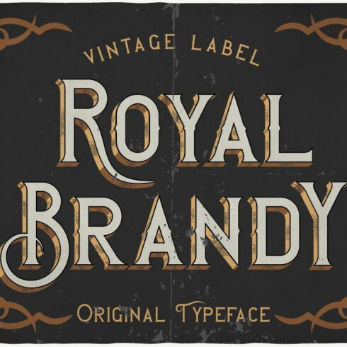 Royal Brandy typeface cover image.