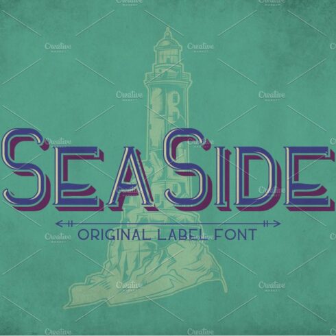 Sea Side Vintage Label Typeface cover image.