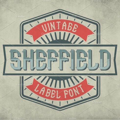 Sheffield Vintage Label Typeface cover image.