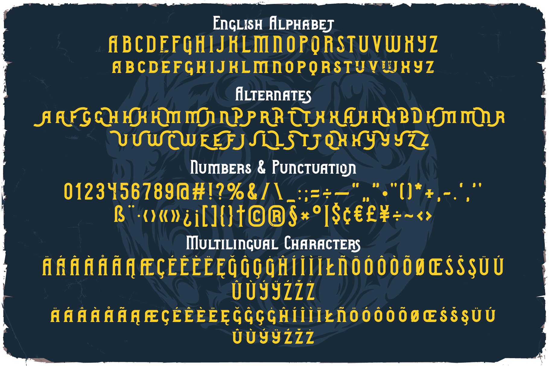 Space Invader Layered Font preview image.