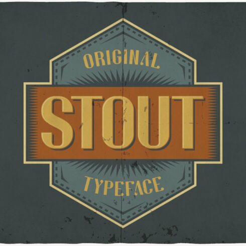 Stout typeface cover image.