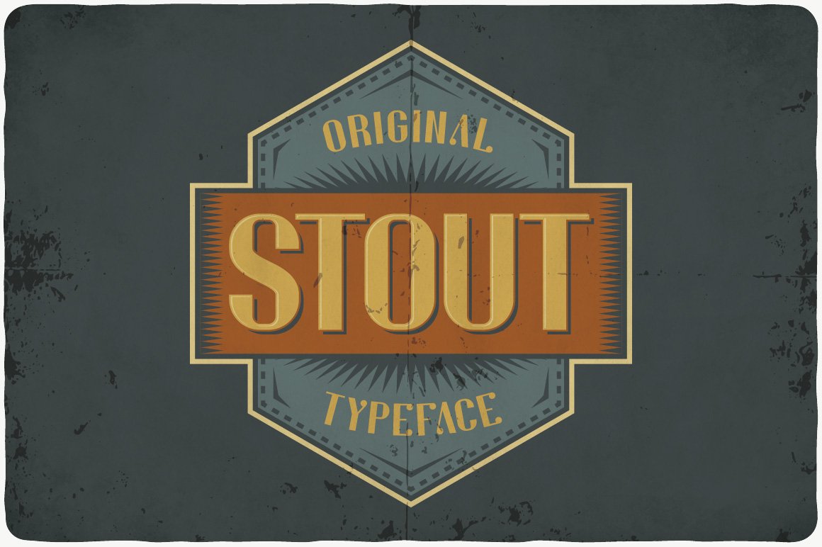 Stout typeface cover image.