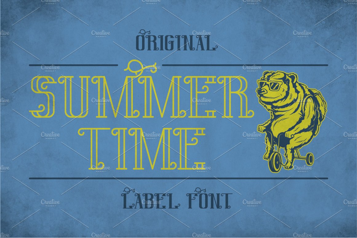 Sumer Time Modern Label Typeface cover image.