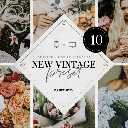 New Vintage Lightroom Preset Bundlecover image.