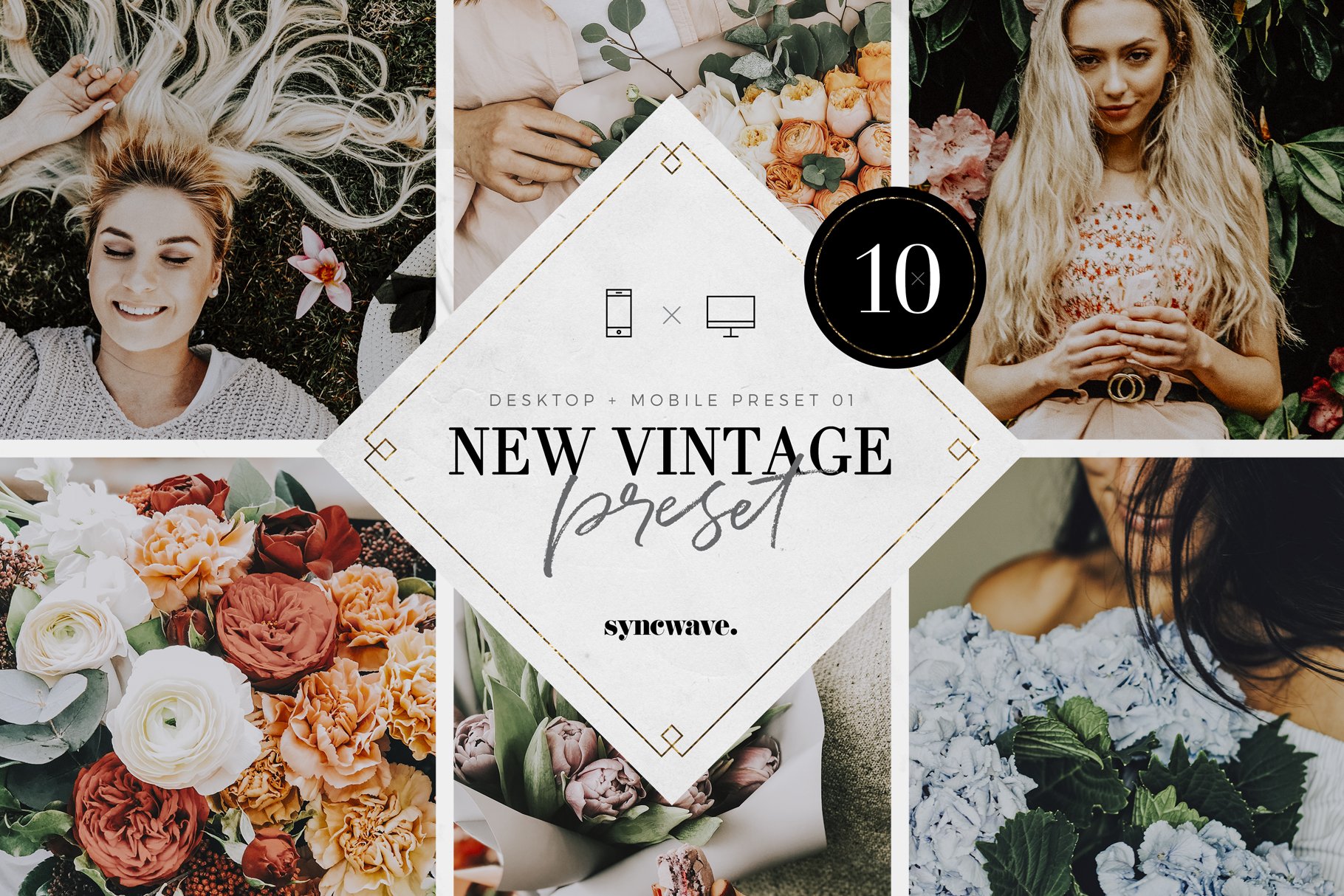 New Vintage Lightroom Preset Bundlecover image.