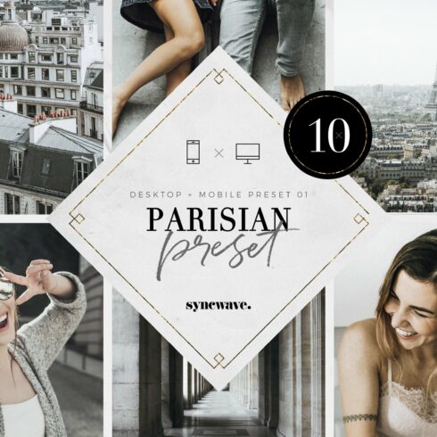 Parisian Lightroom Presets Bundlecover image.