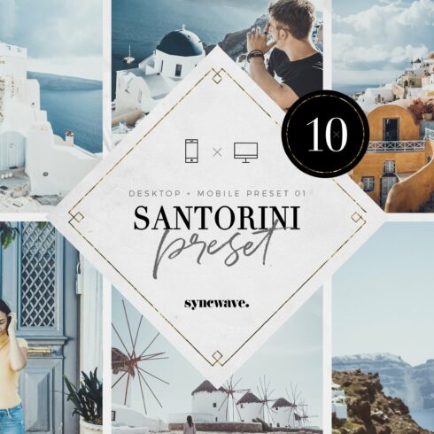 Santorini Lightroom Presets Bundlecover image.