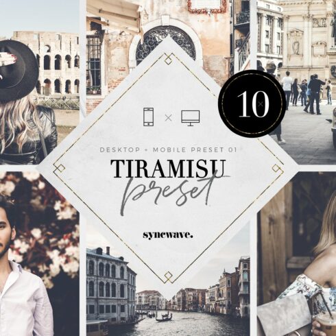 Tiramisu Lightroom Presets Bundlecover image.