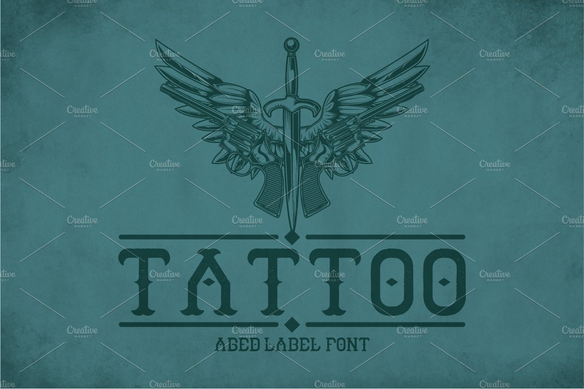 cm tattoo font 3 594