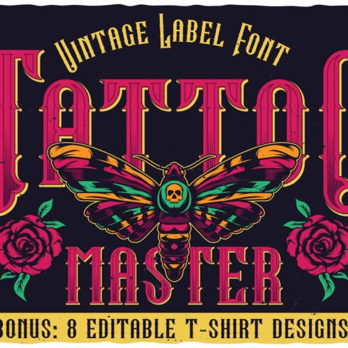 Tattoo Master label font cover image.