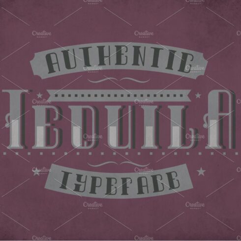 Tequila Vintage Label Typeface cover image.