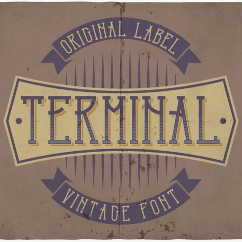 Terminal typeface cover image.