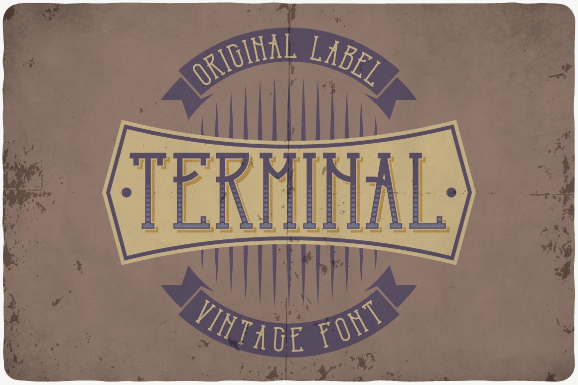 Terminal typeface cover image.