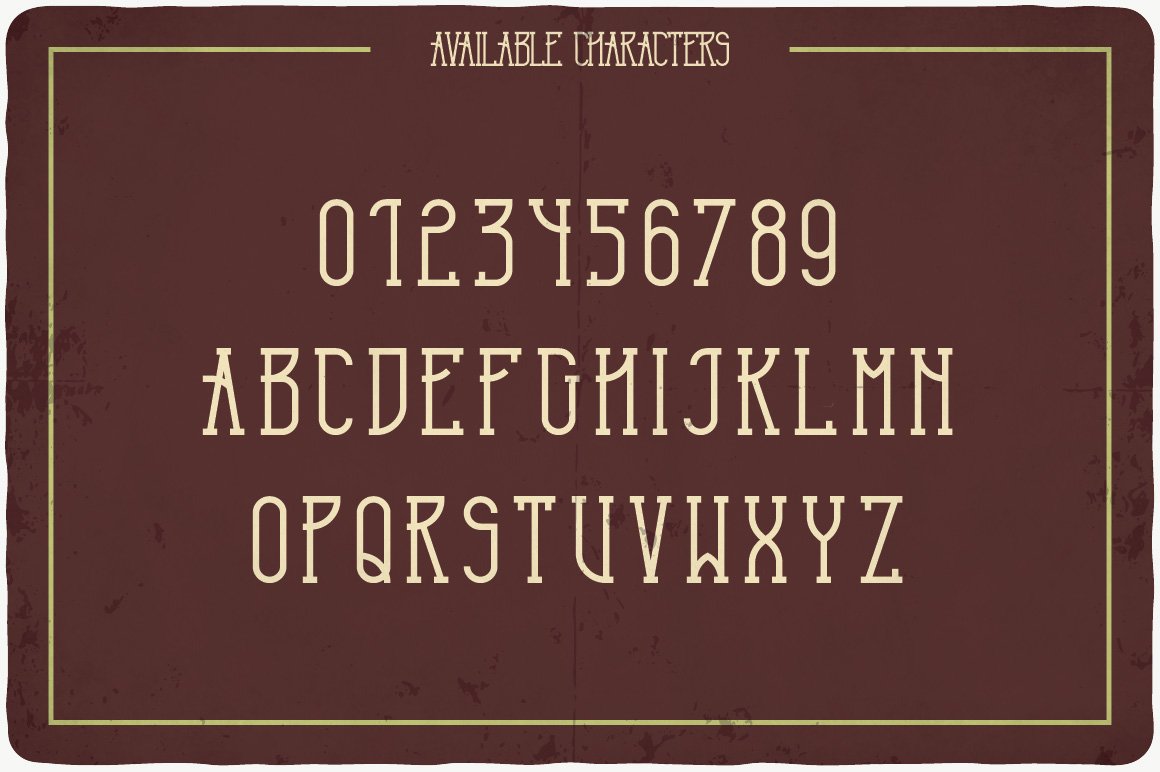 Terminal typeface preview image.