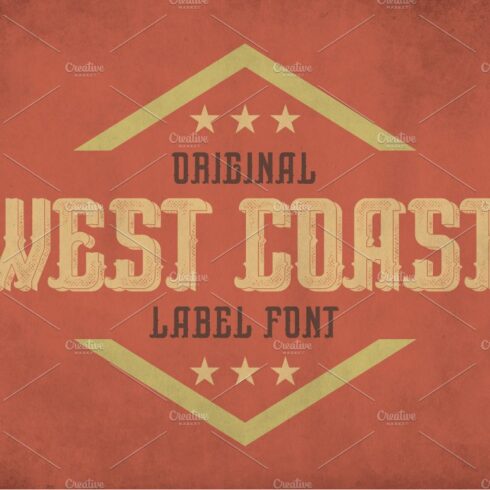 West Coast Vintage Label Typeface cover image.