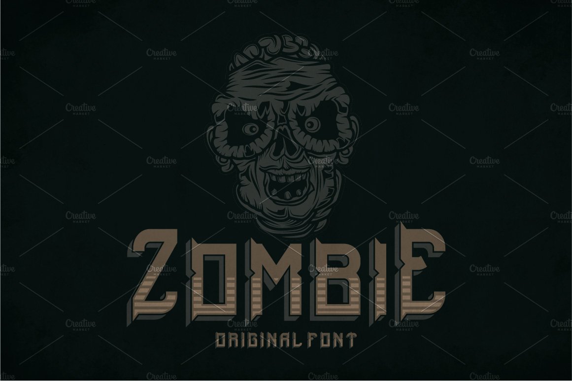 Zombie Modern Label Typeface cover image.