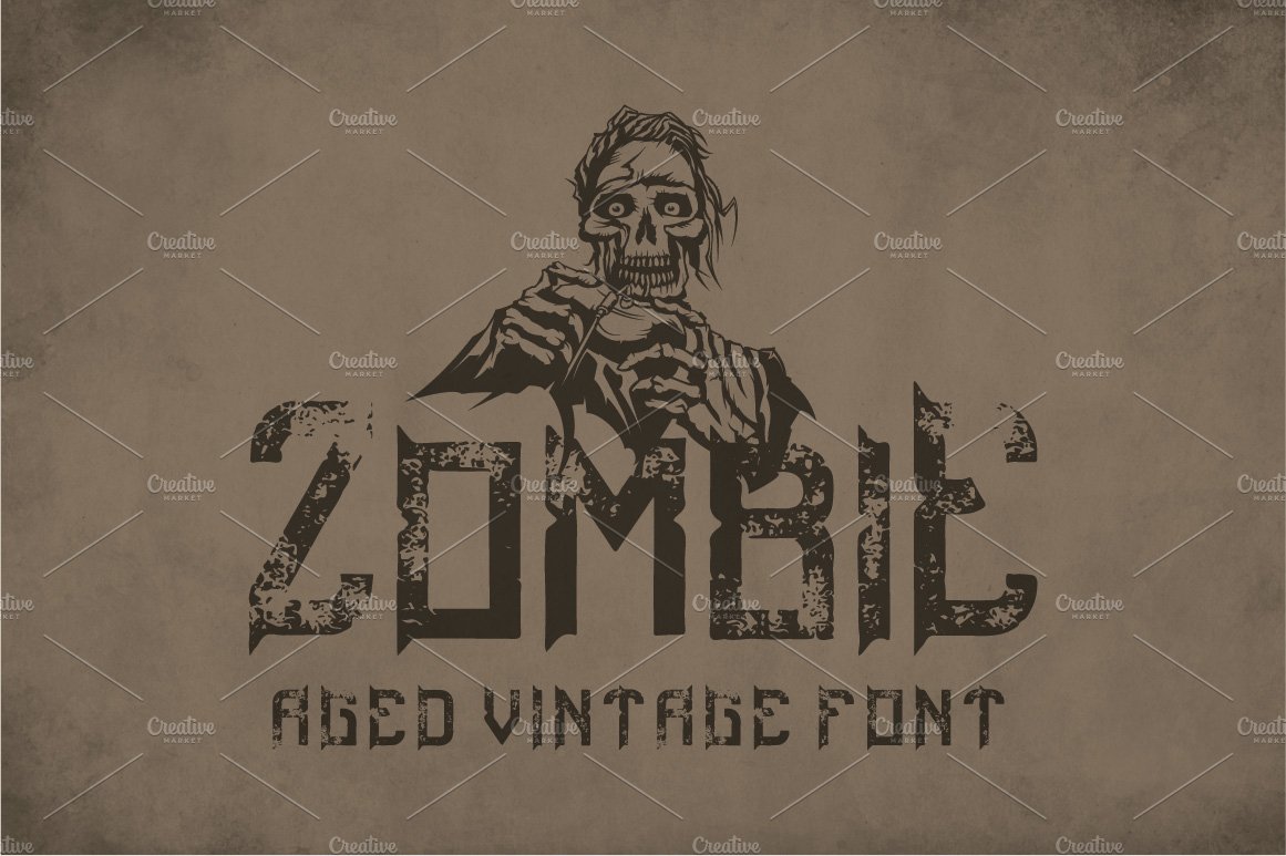 cm zombie font 3 424