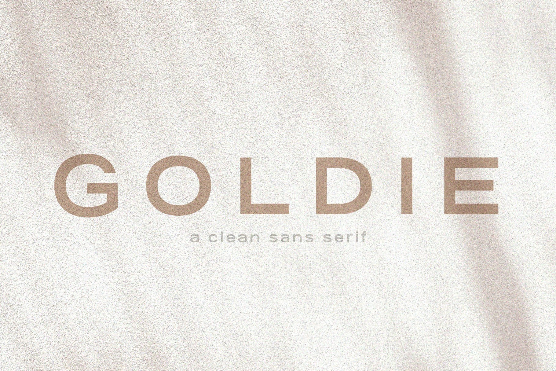 Goldie | A Clean Quotable Sans cover image.