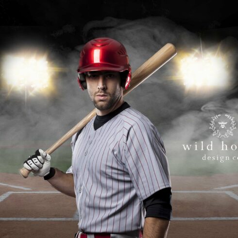 Baseball Field Digital Backdropcover image.
