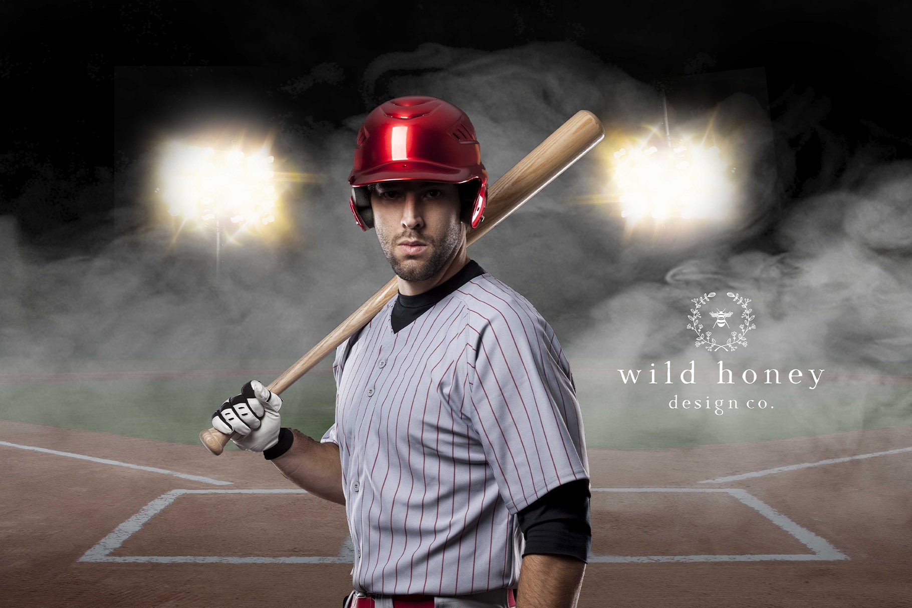 Baseball Field Digital Backdropcover image.