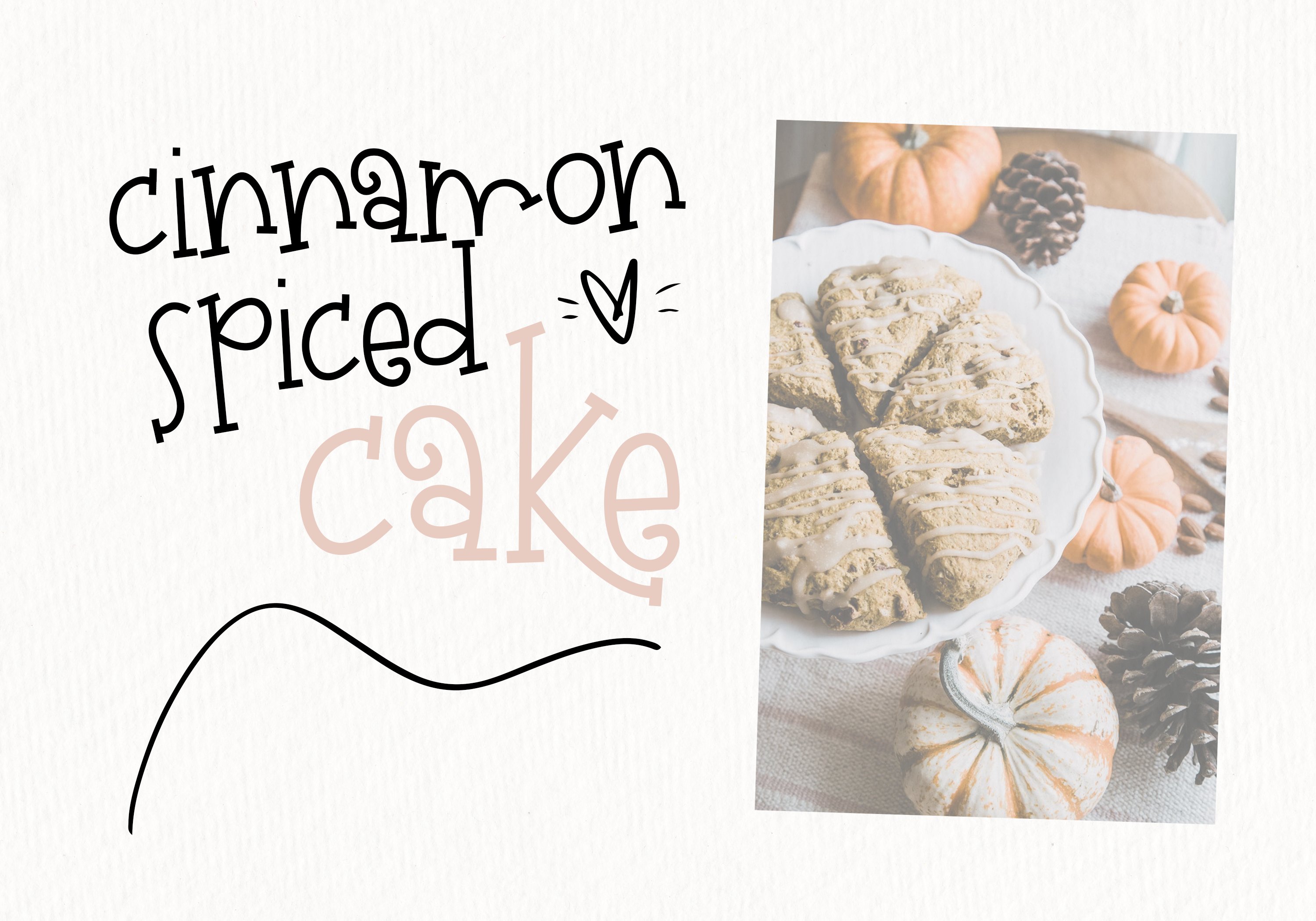 Sugar and Nutmeg - Handwritten Font preview image.