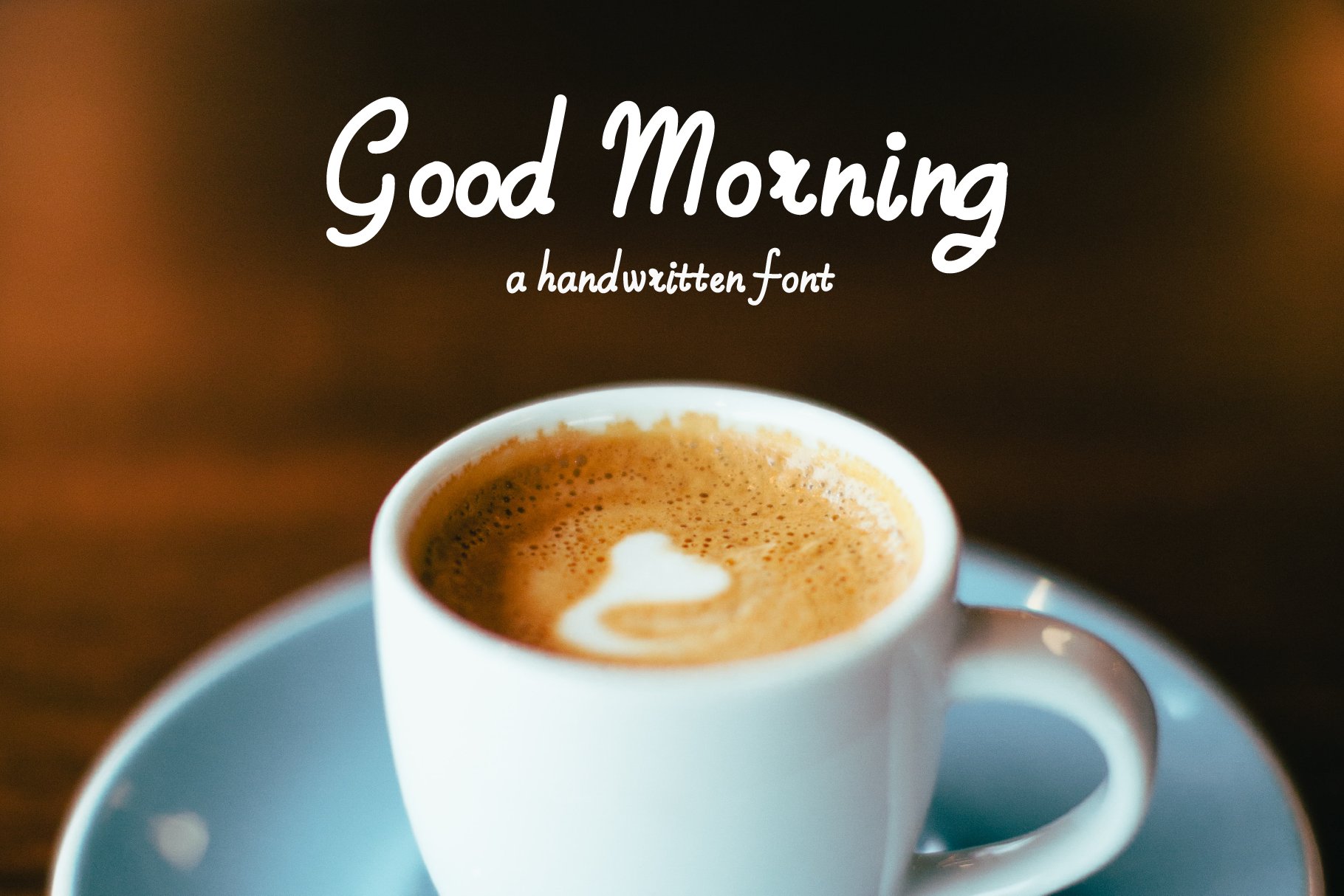 Good Morning Handwritten Font cover image.