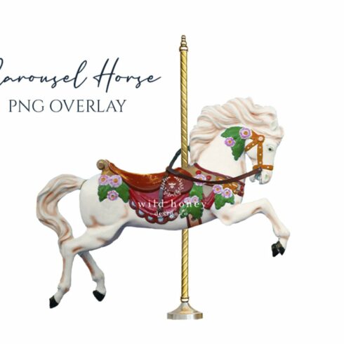 Carousel Horse Overlay, PNGcover image.