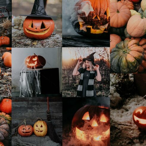 7 HALLOWEEN LIGHTROOM MOBILE PRESETScover image.