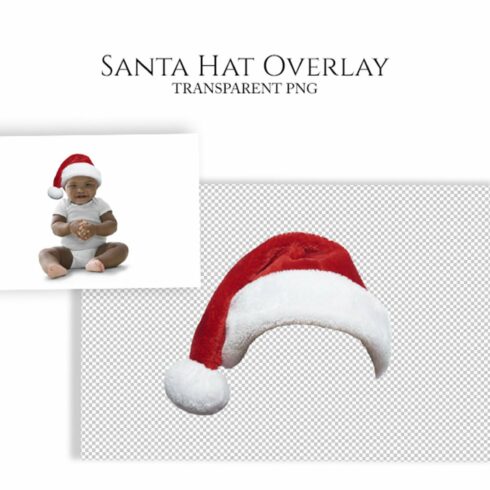 Santa Hat Overlay, PNGcover image.