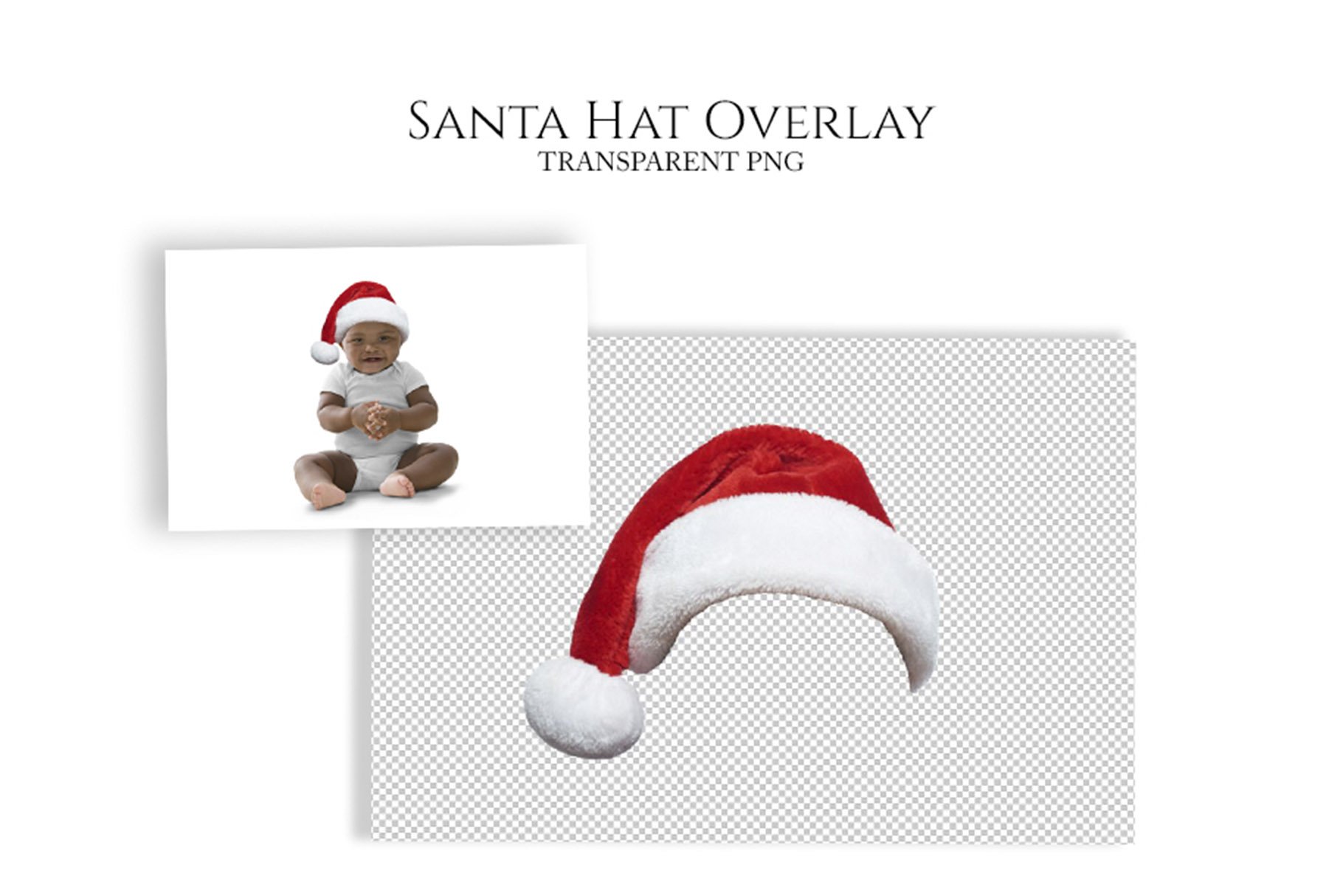 Santa Hat Overlay, PNGcover image.