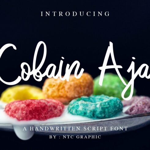 Cobain Aja - Script Font cover image.