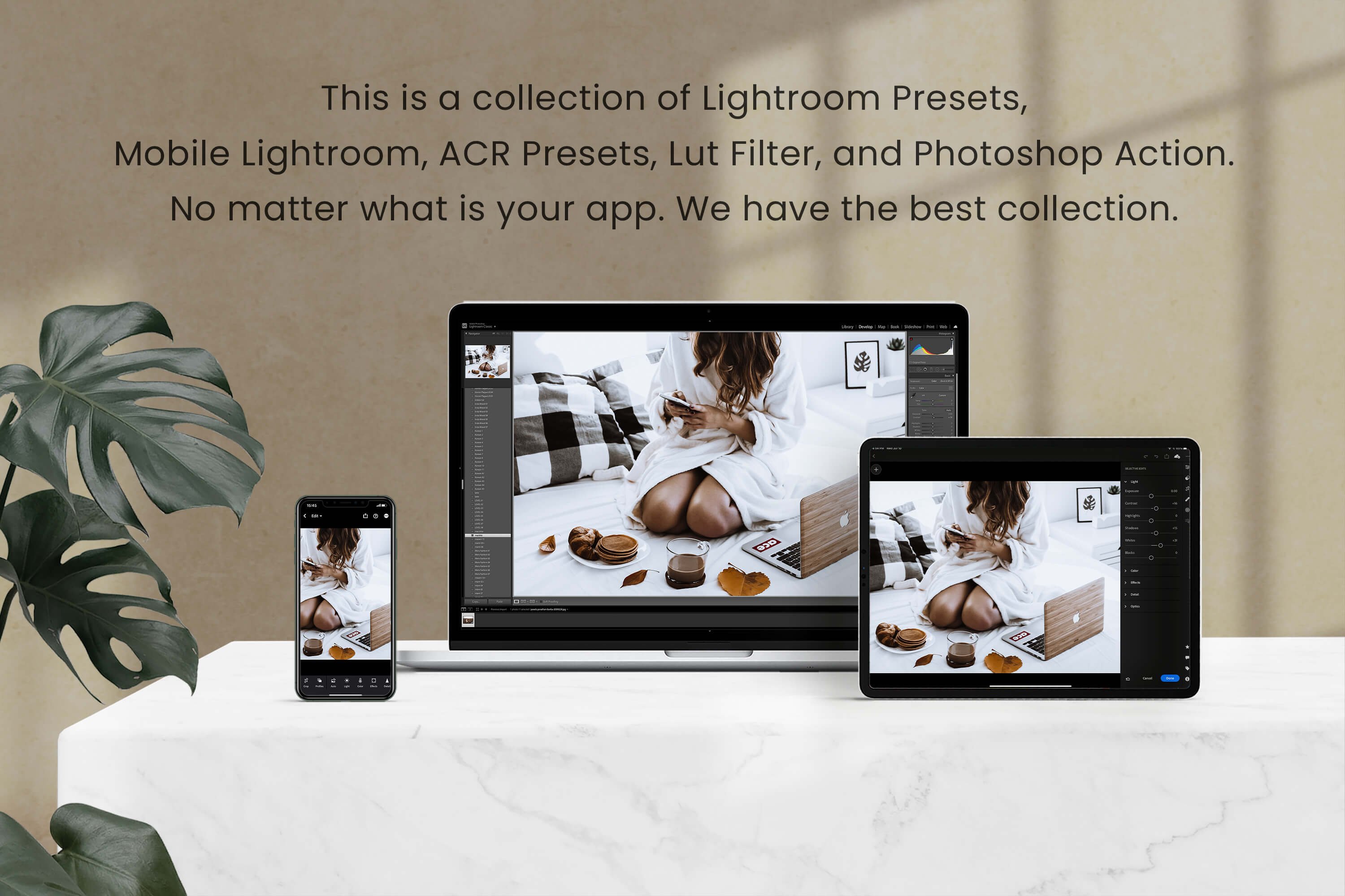 Coconut Photoshop Actions Lightroompreview image.