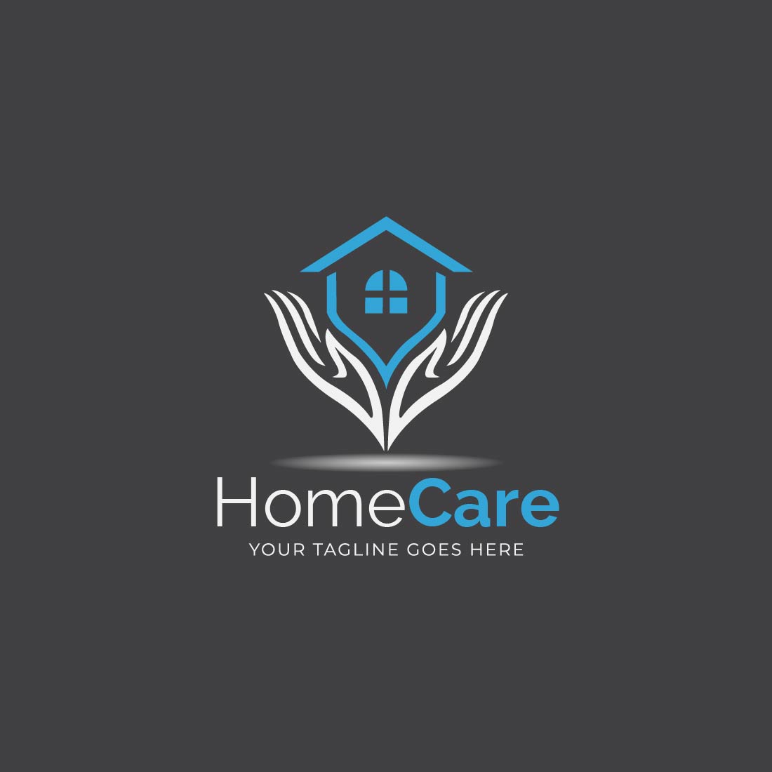 Home Care Logo Design preview image.