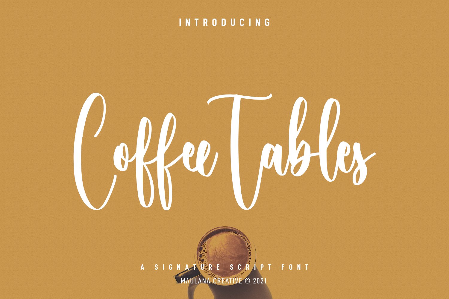 Coffee Tables Script Font cover image.