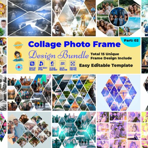 Unique Collage Photo Framecover image.
