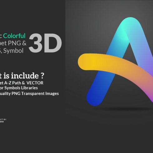 3D Colorful Font cover image.