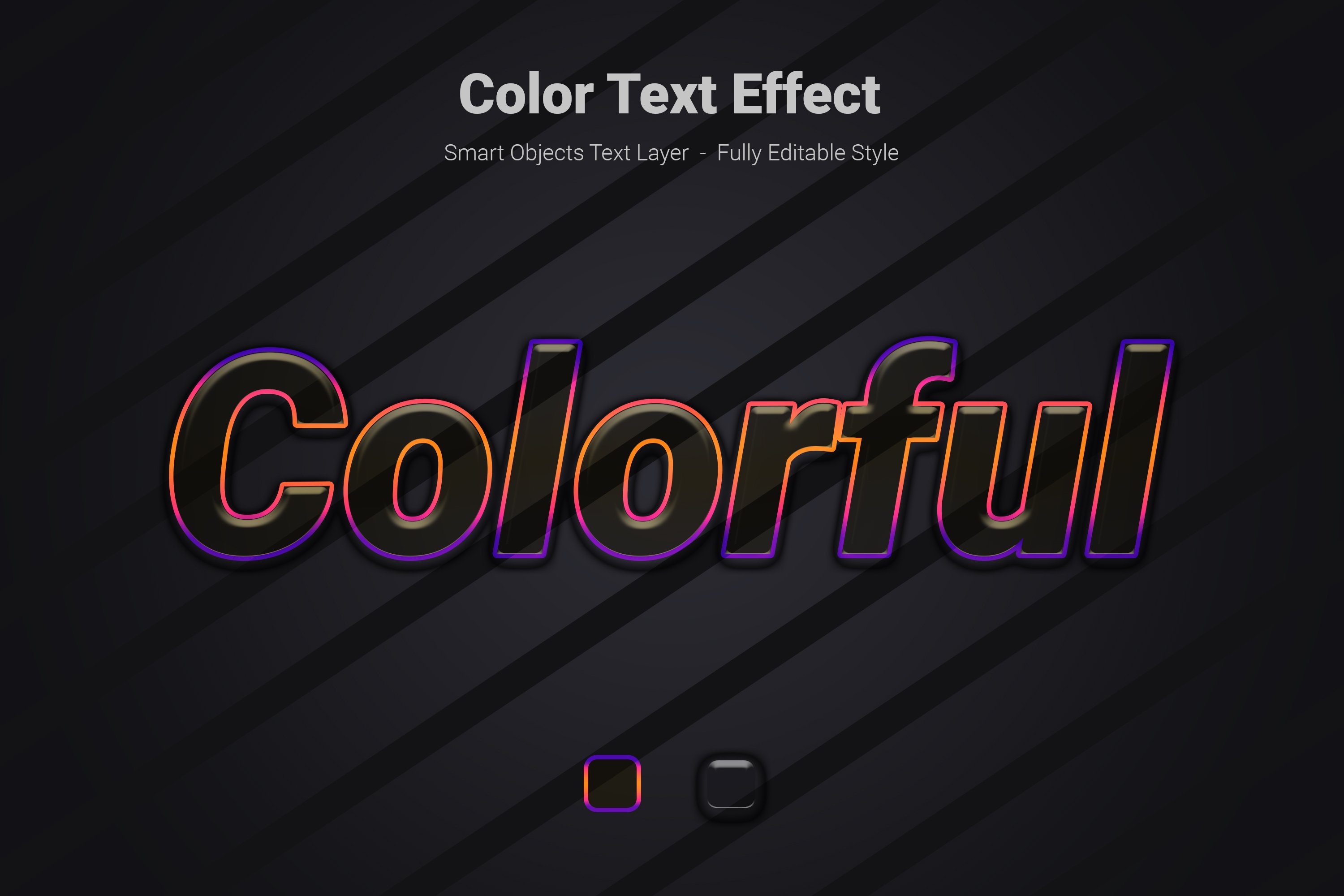 Colorful Psd Text Style Effectcover image.
