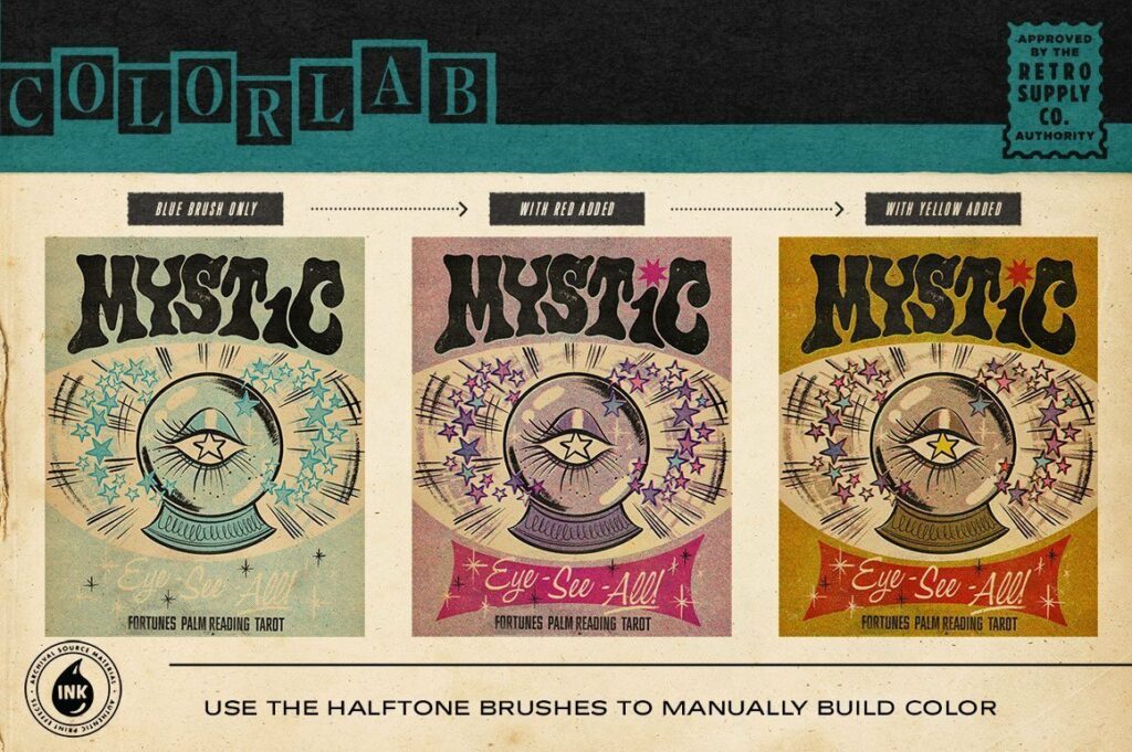 ColorLab Photoshop Vintage Comic Kit – MasterBundles