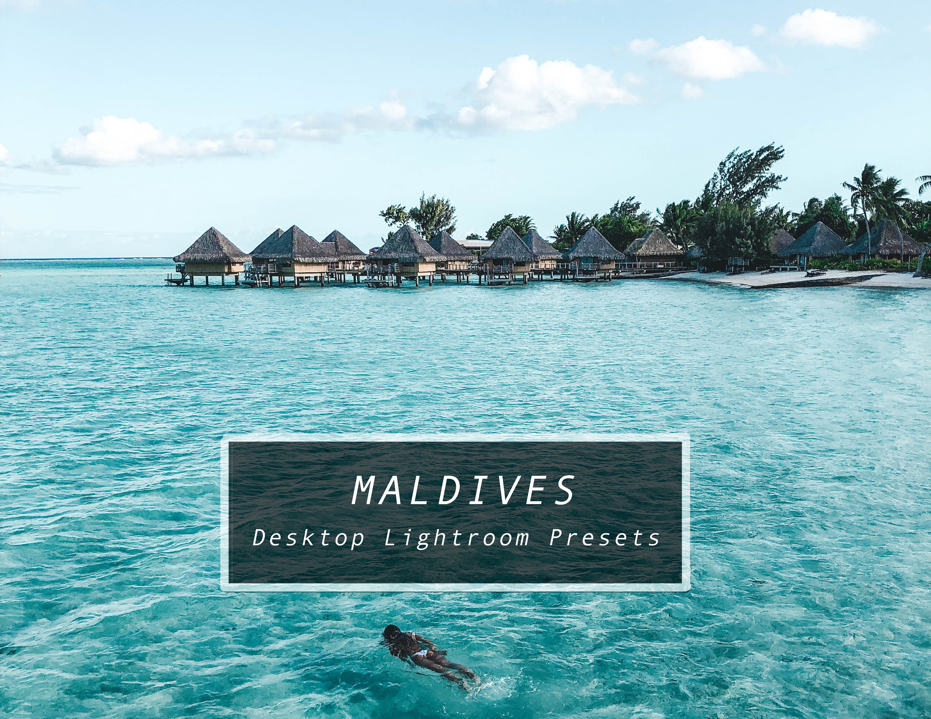 Desktop Lightroom Presets MALDIVEScover image.