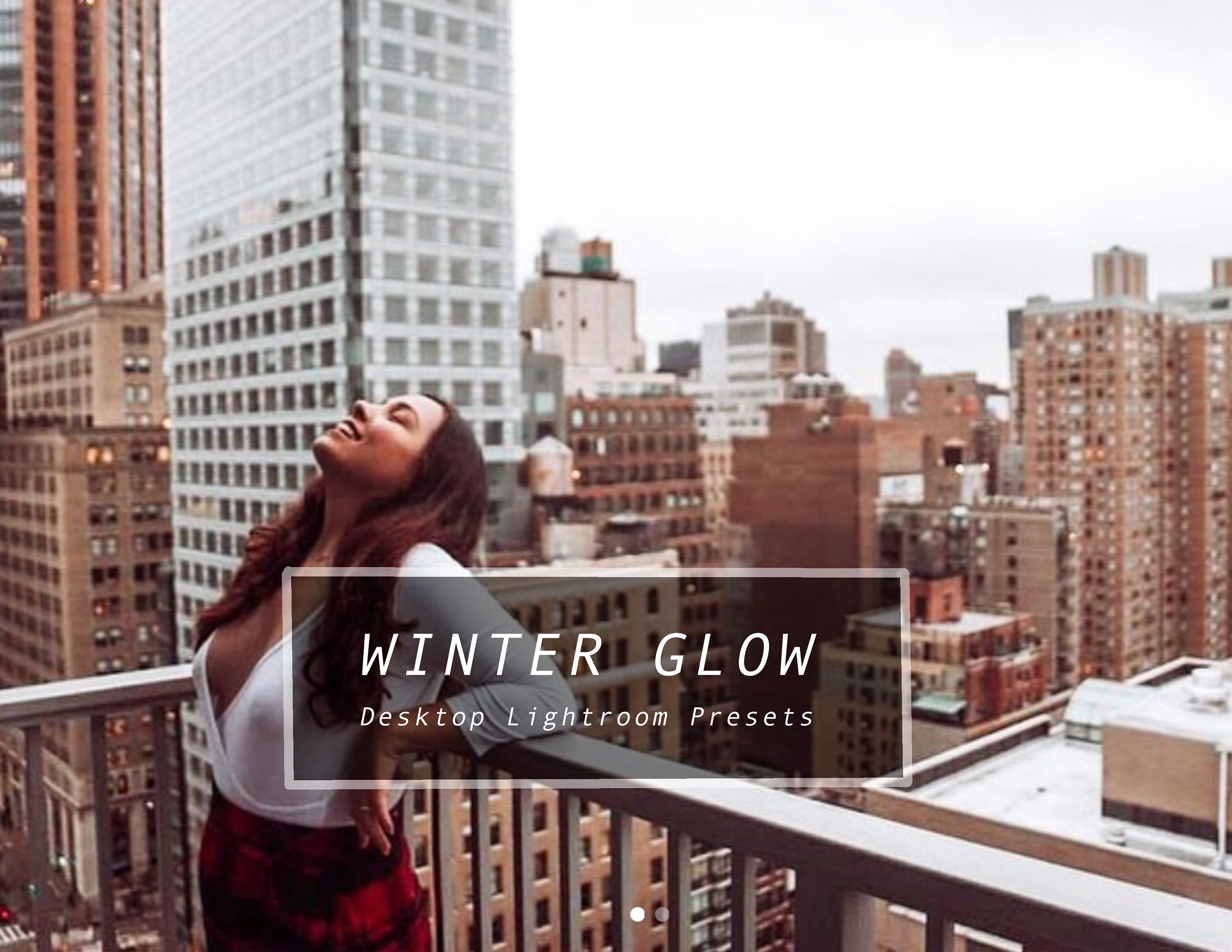 Desktop Lightroom Presets WINTERGLOWcover image.